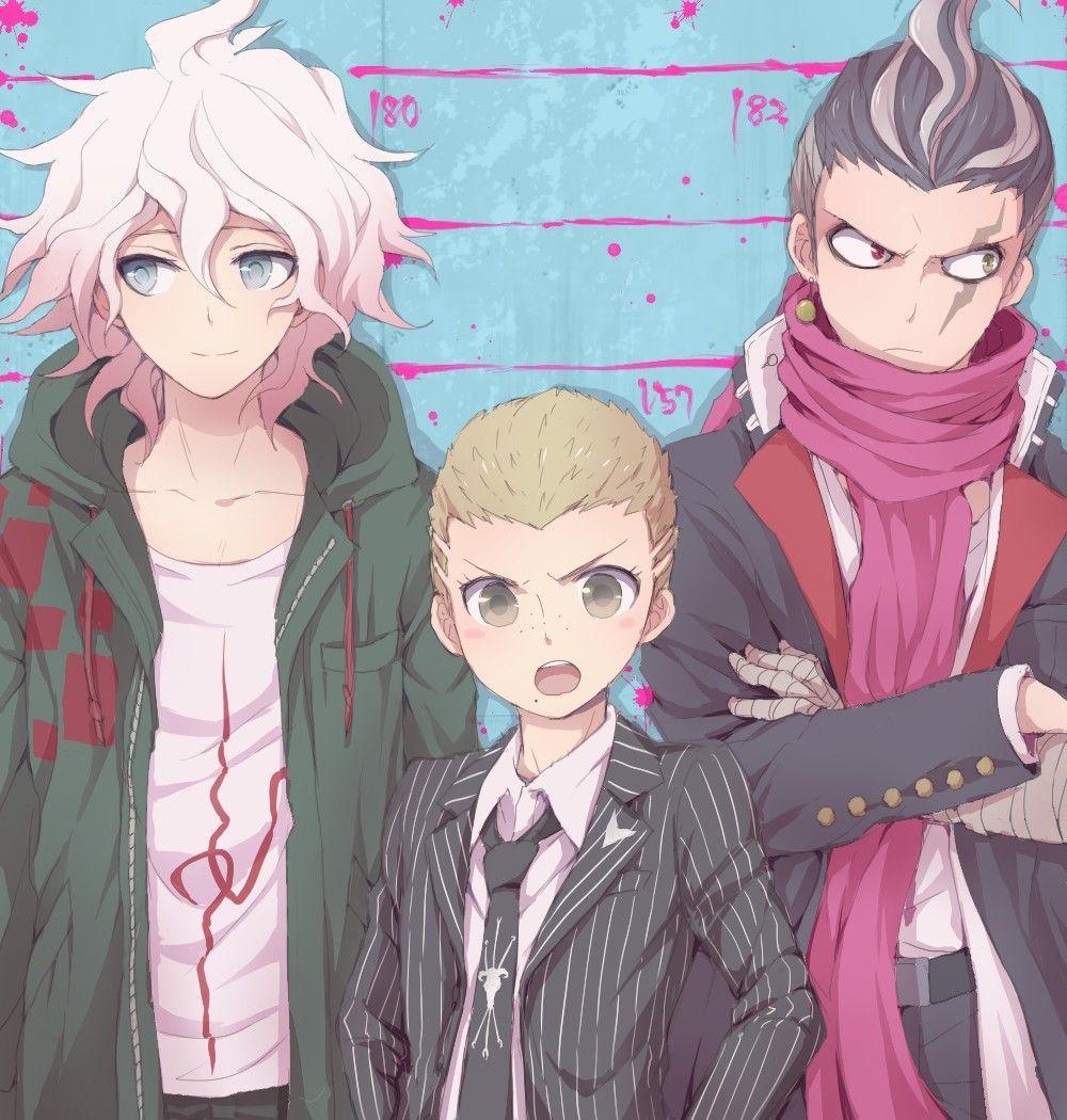 Nagito Komaeda. Fuyuhiko Kuzuryuu. Gundam Tanaka