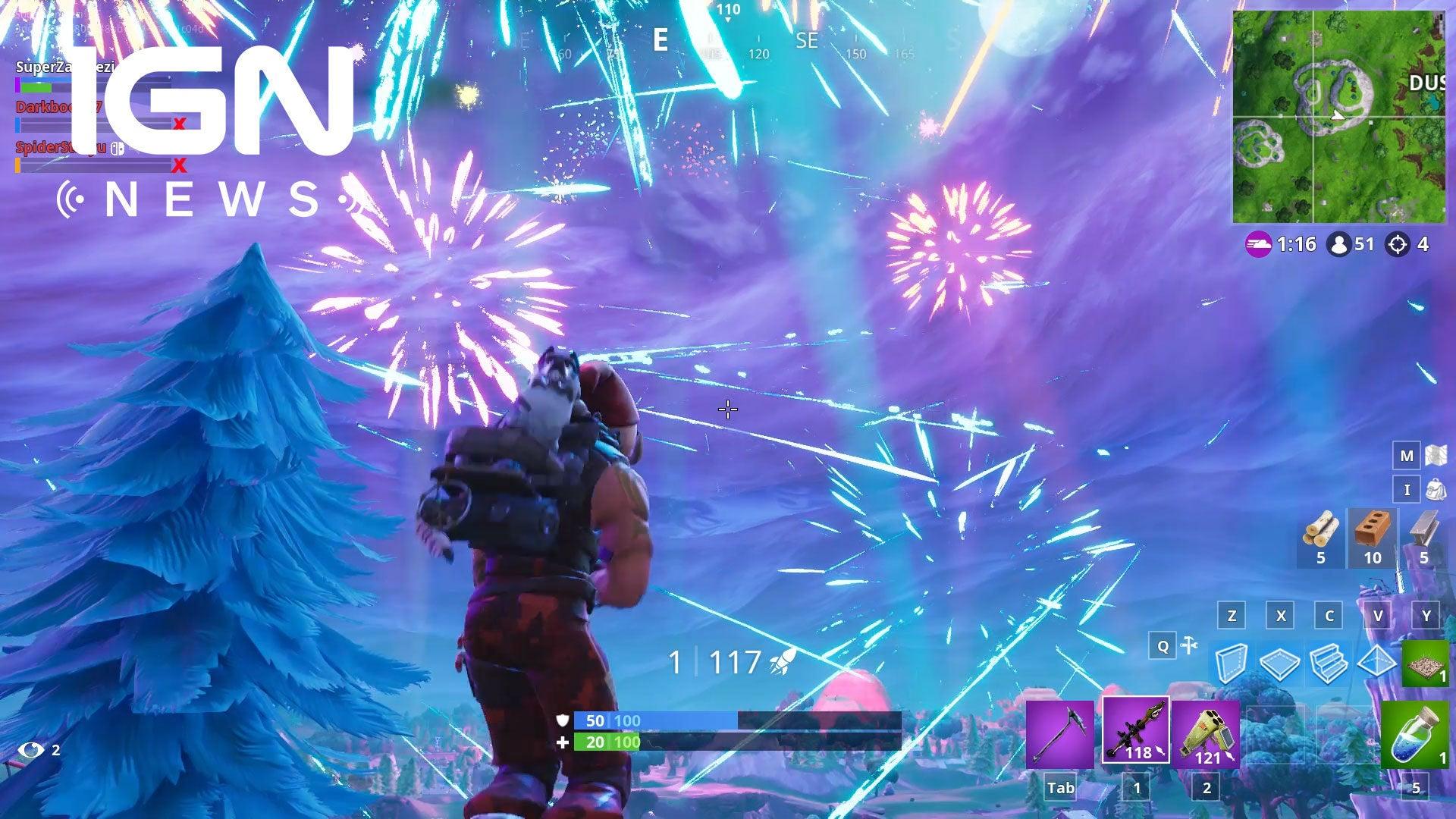 Fortnite's Hourly New Year's Eve Event Now Live