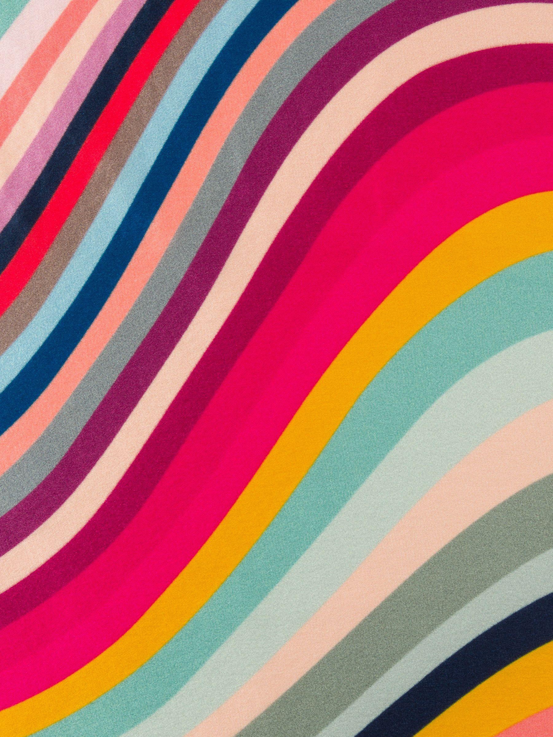 Paul Smith Large Swirl Stripe Silk Scarf, Multi. Paul smith, Retro wallpaper, Stripes wallpaper