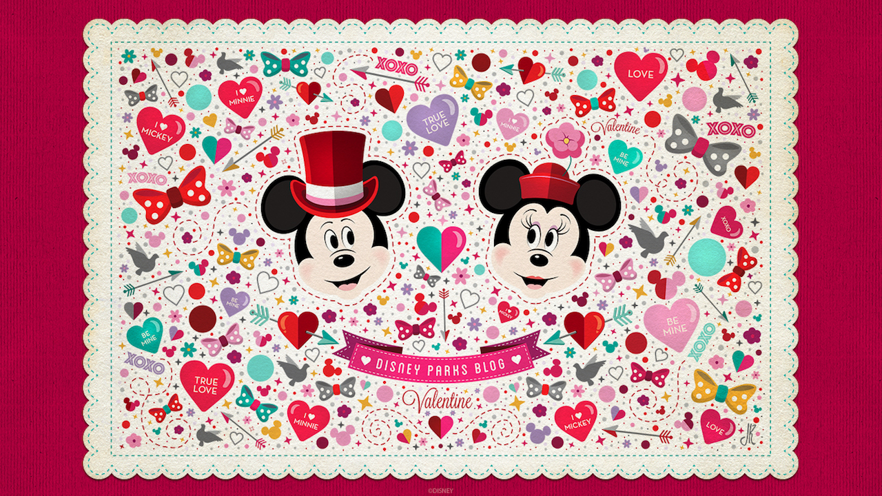 Celebrate Valentine's Day With Our Latest Disney Parks Blog Wallpaper. Disney Parks Blog