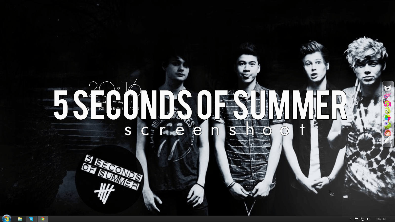 5sos Logo Wallpapers Wallpaper Cave