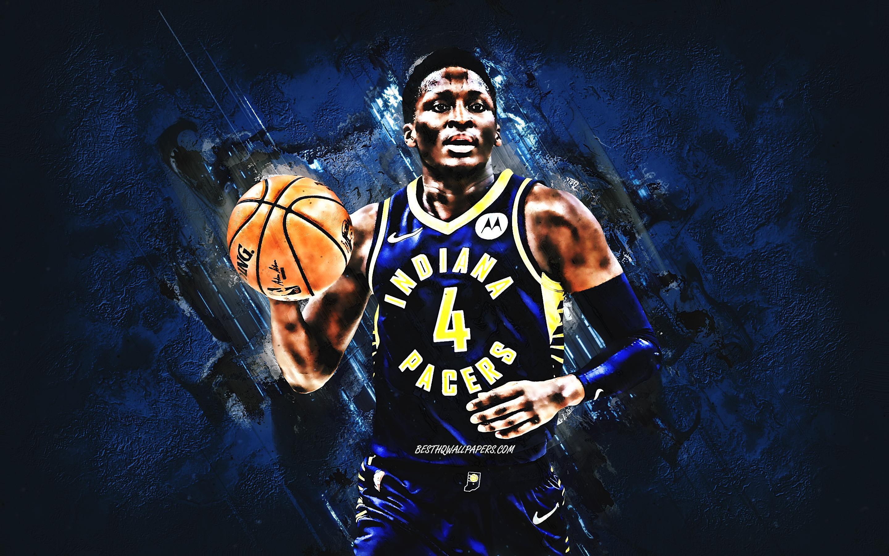 Download wallpaper Victor Oladipo, Indiana Pacers, portrait