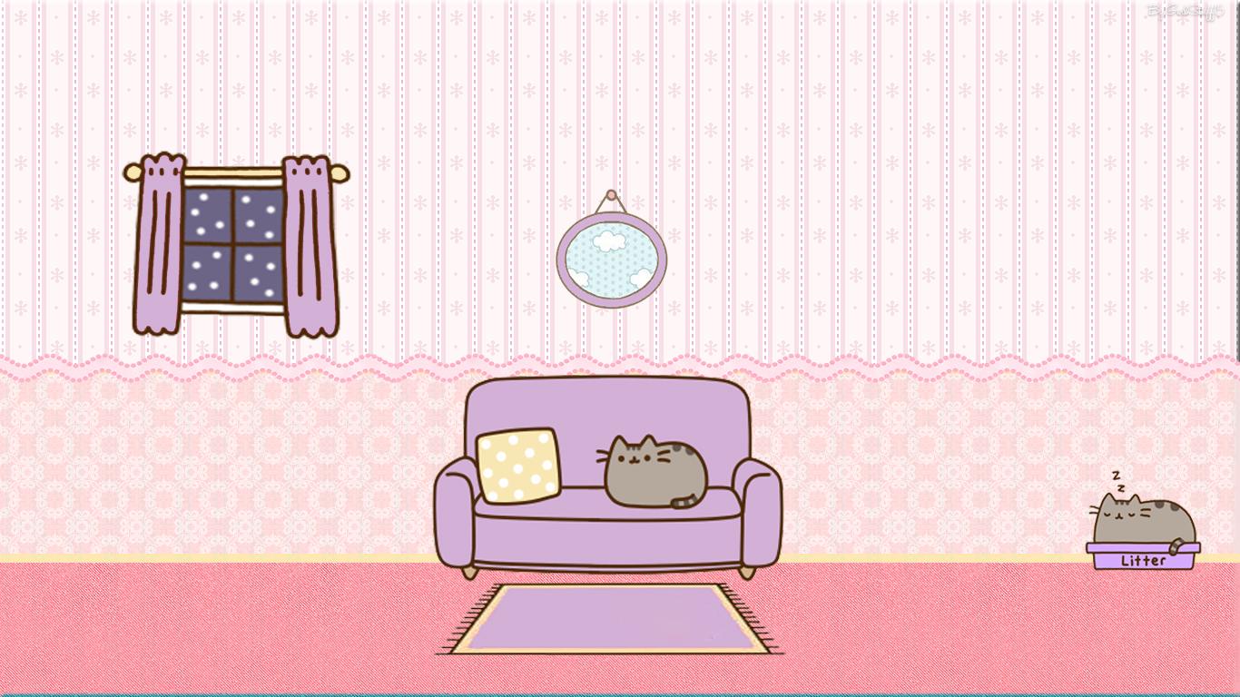 Pusheen The Cat Wallpaper. Awesome