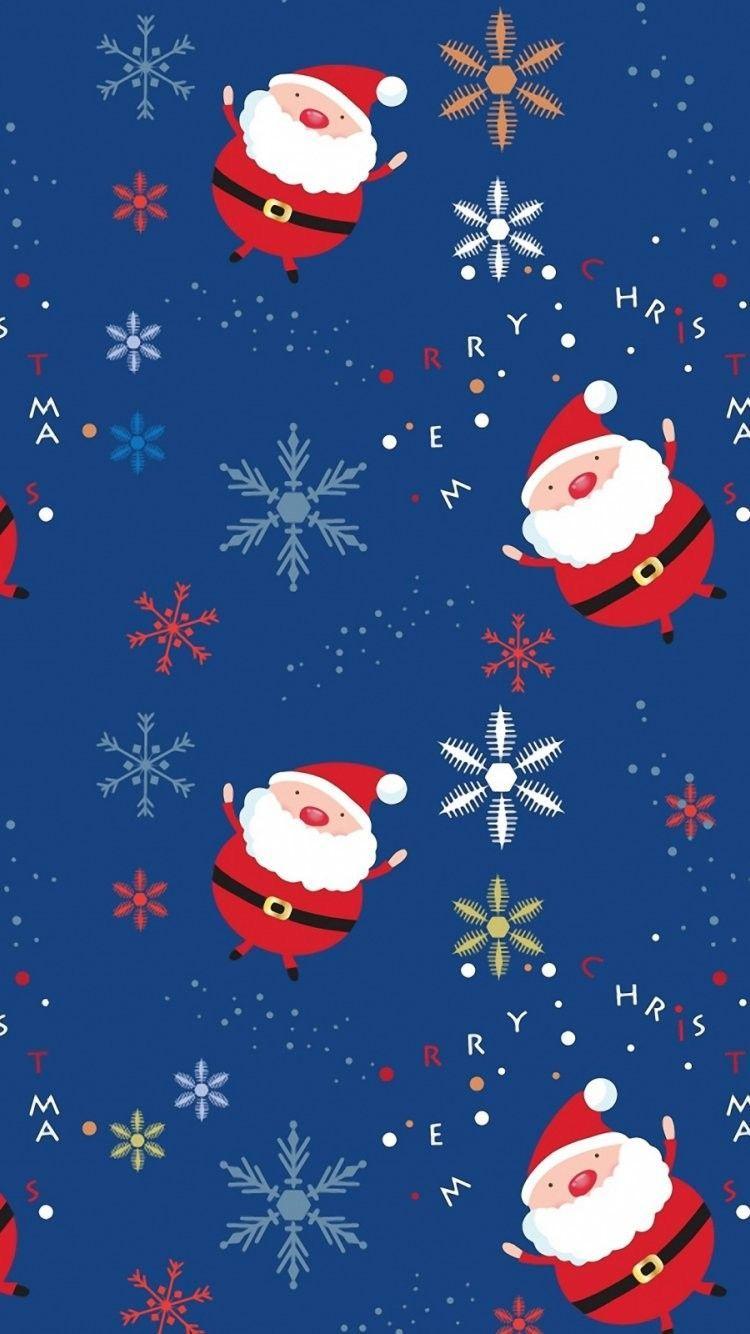 Xmas gift wrap wallpaper for your mobile. #xmas #gift #blue