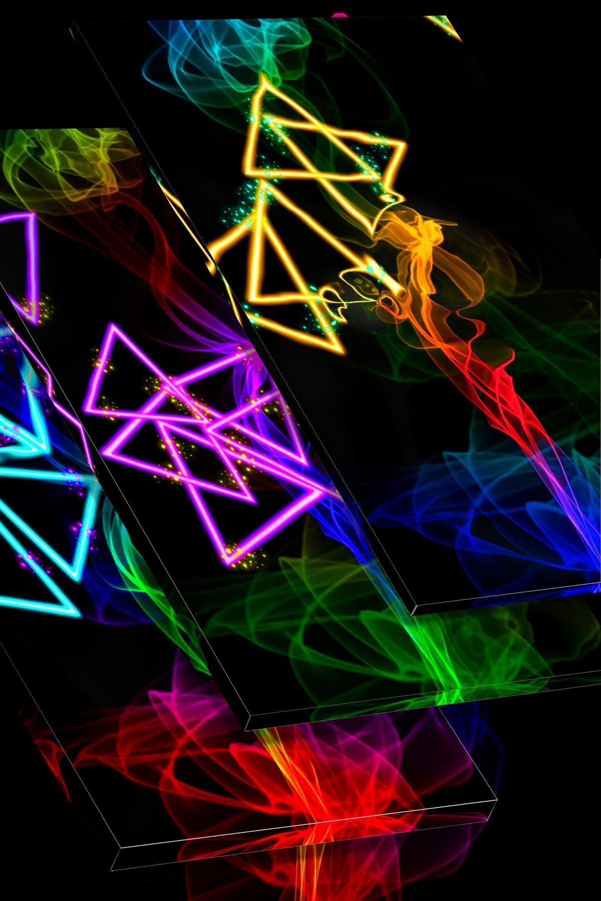 Neon Smoke Live Wallpaper for Android