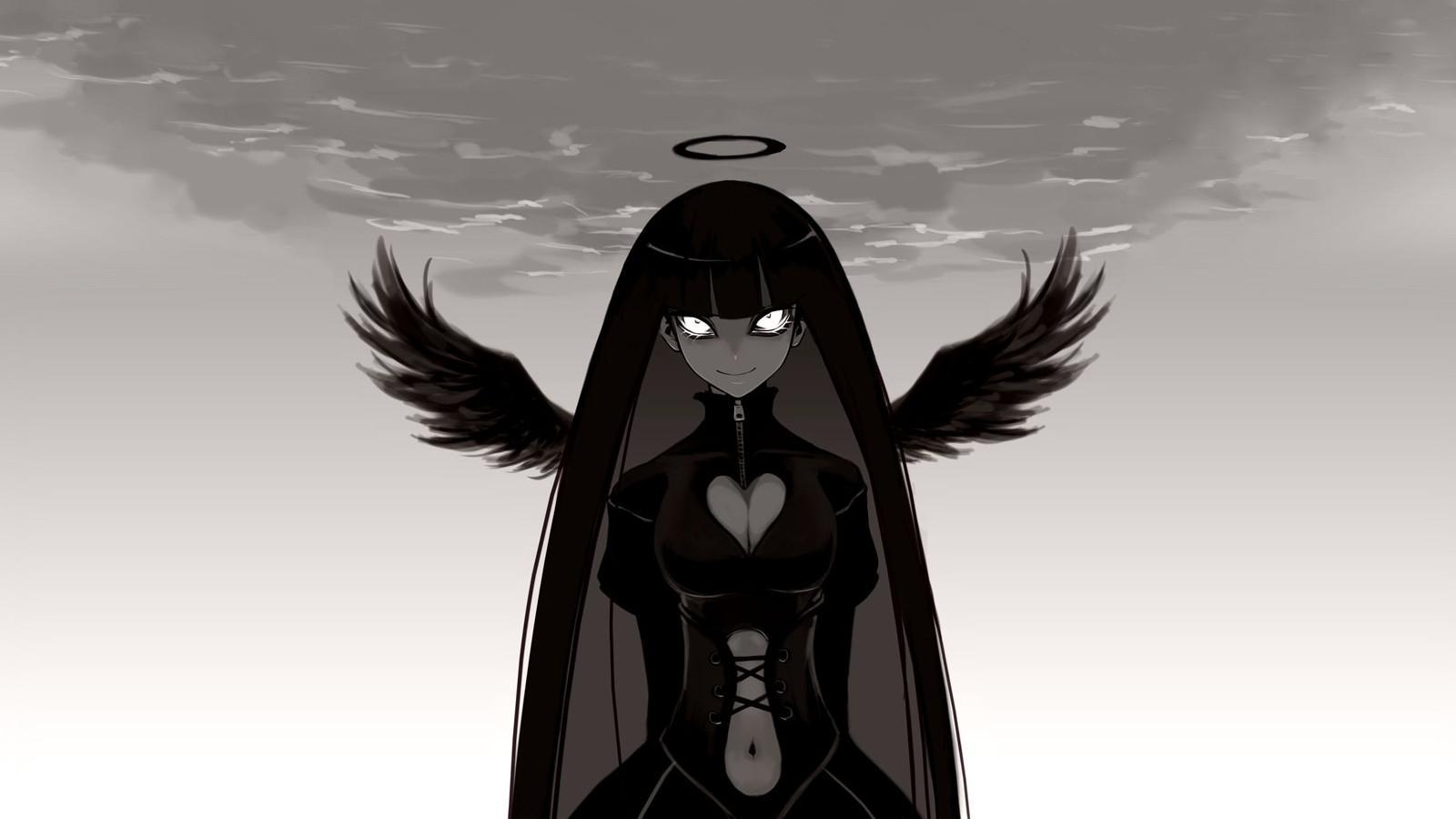 Evil Angel Anime Girl, HD Wallpaper & background Download