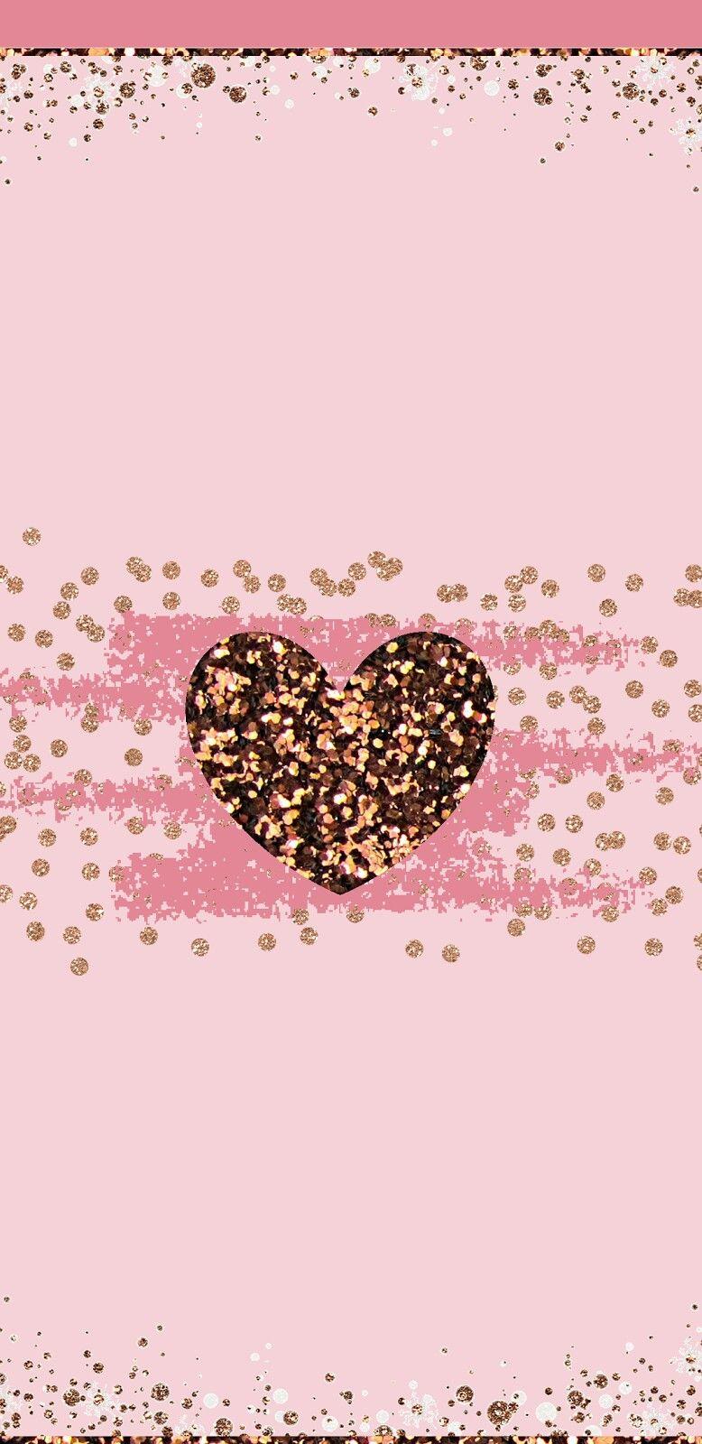 Girly, pink, glitter, #wallpaper ♡NOTE8LOVE. Glitter