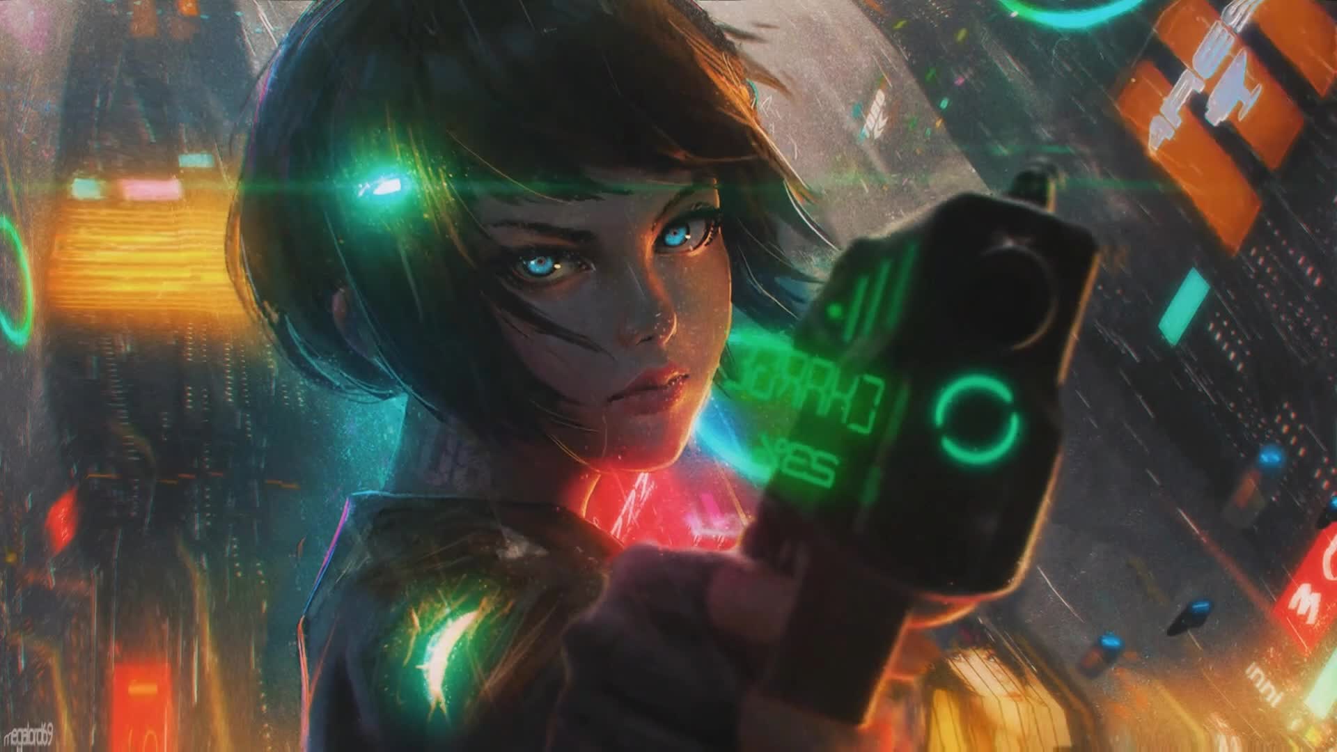 Cyberpunk Sci Fi Anime Wallpapers - Wallpaper Cave