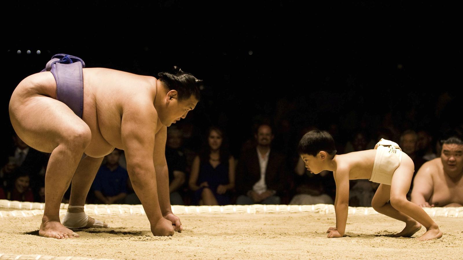 Airbnb and Marriott (MAR) have turned to sumo wrestling