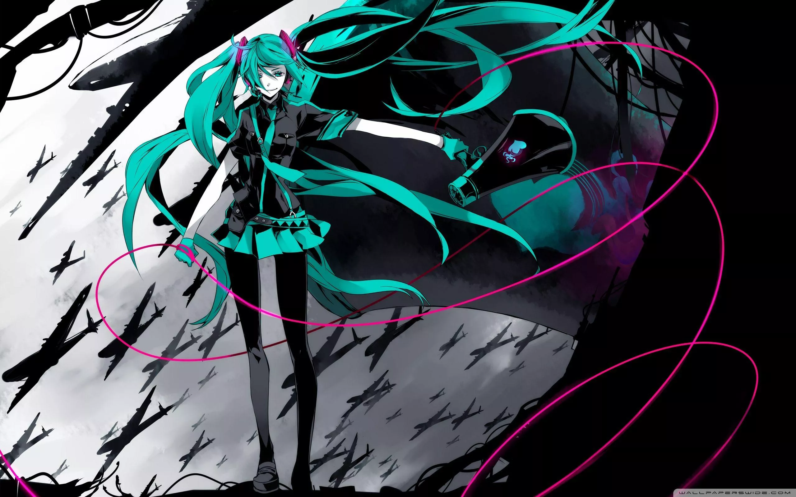 Hatsune Miku Vocaloid ❤ 4K HD Desktop Wallpaper for • Tablet