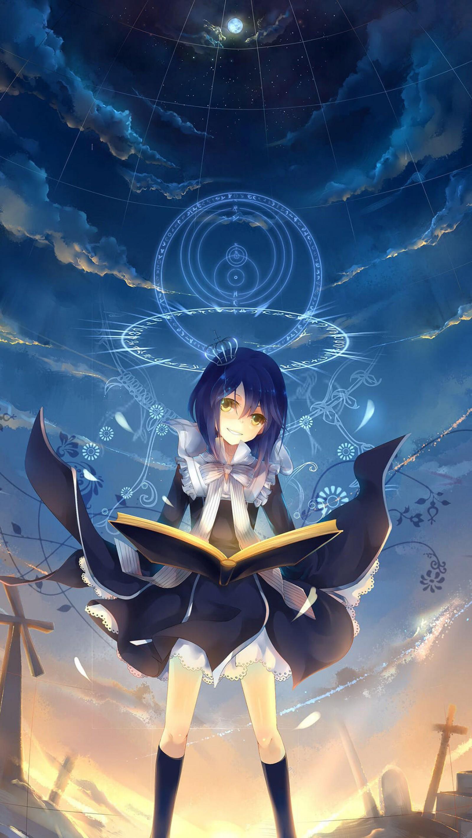 Anime Girl • Witch • Kawaii Wallpaper 4k Anime Wallpaper & Background Download