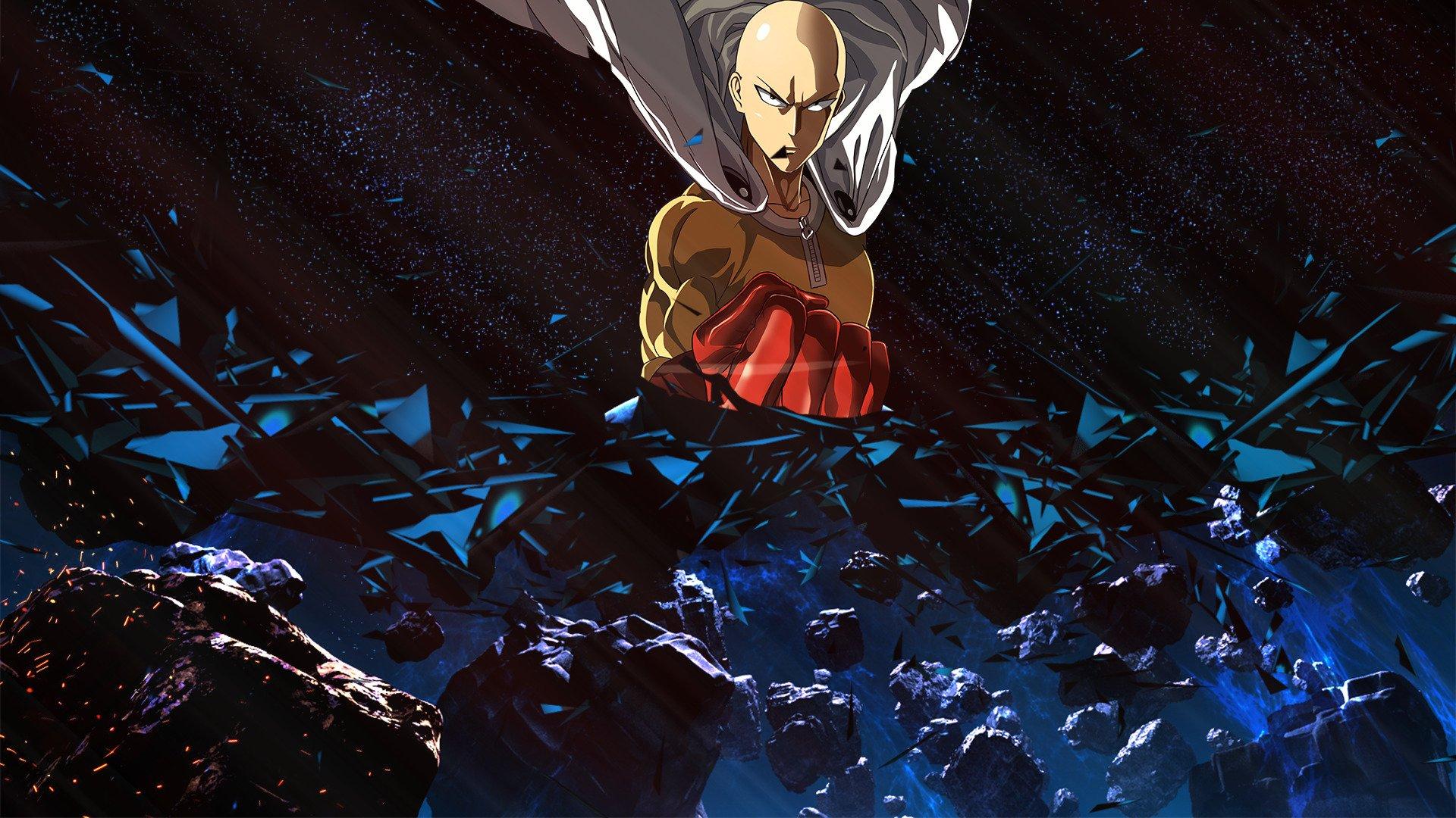 anime, One Punch Man, Saitama, Universe, Space, Power suit HD