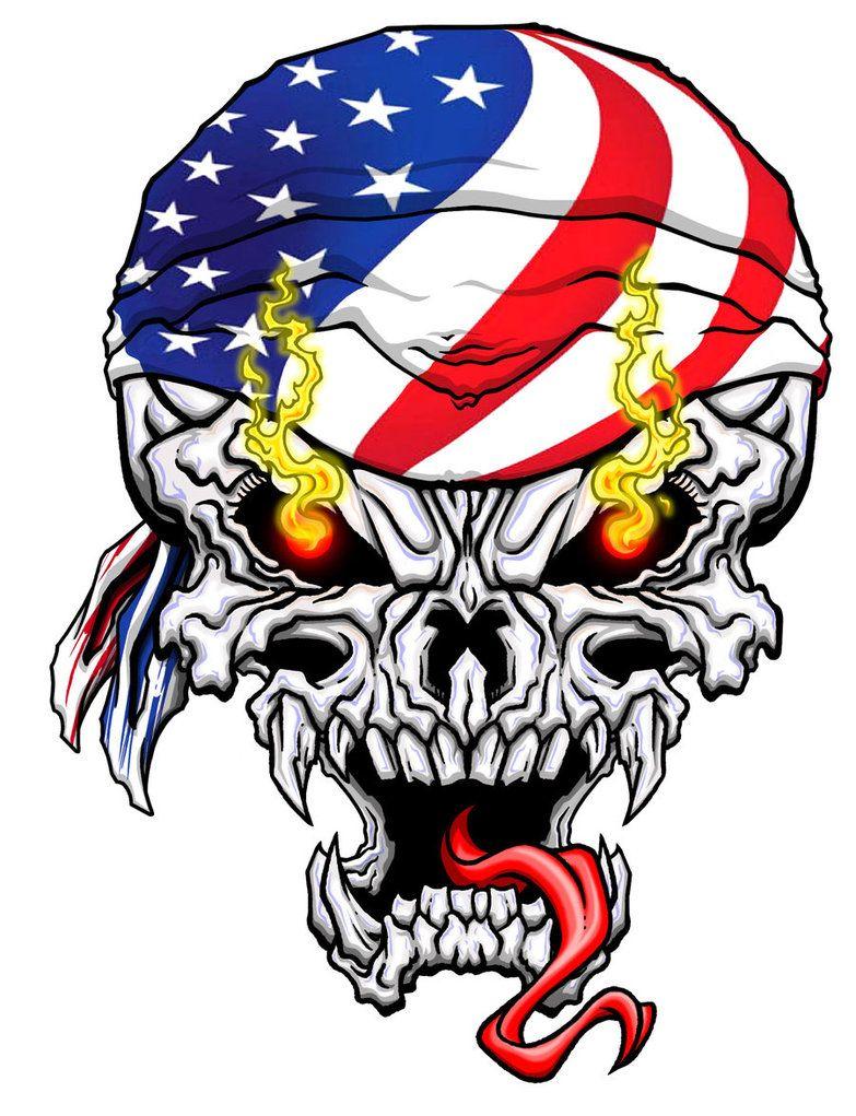 Cool Skull. Gen Metal skull logo