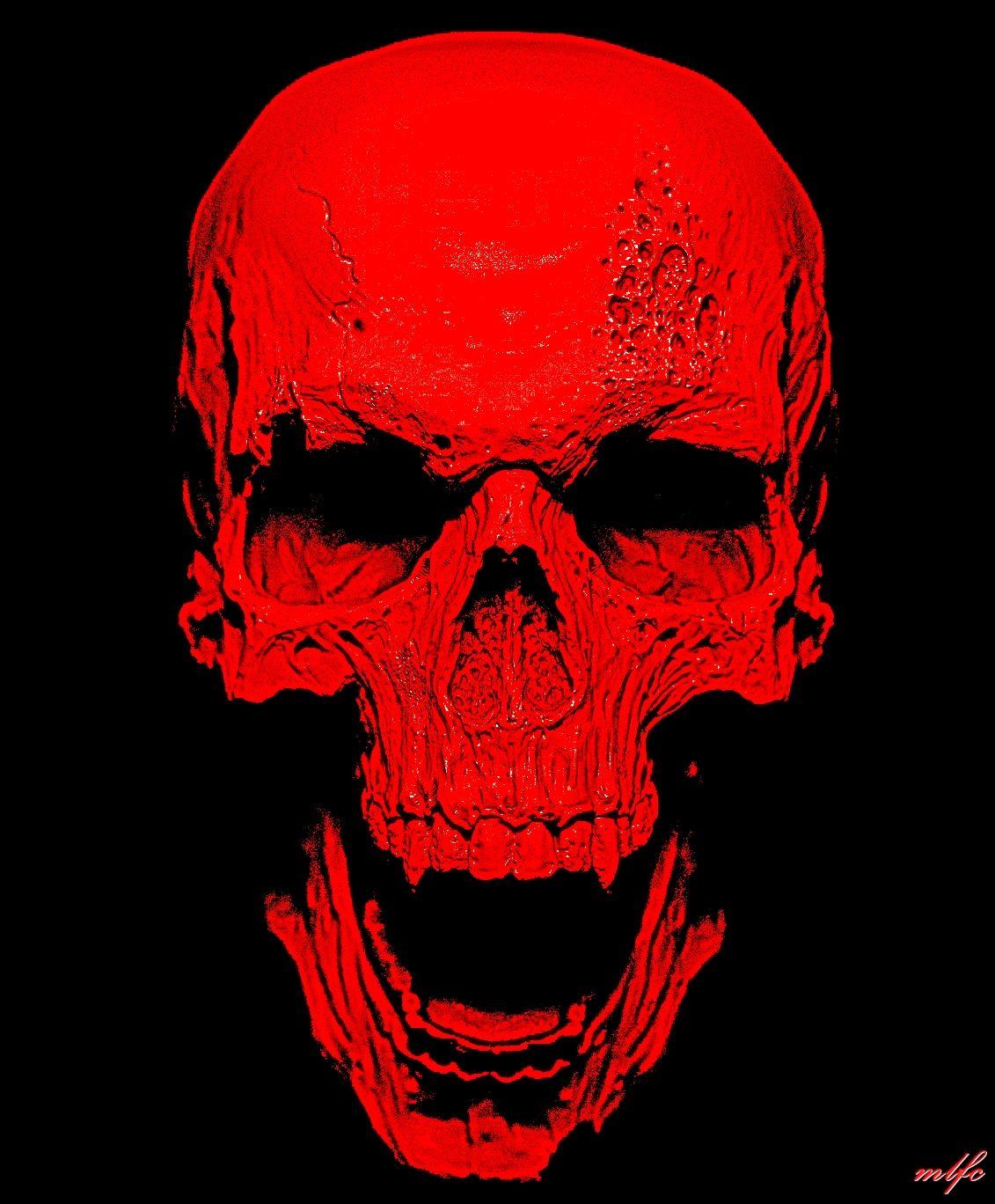 RED SKULL. Cool artwork, Artwork, Skull