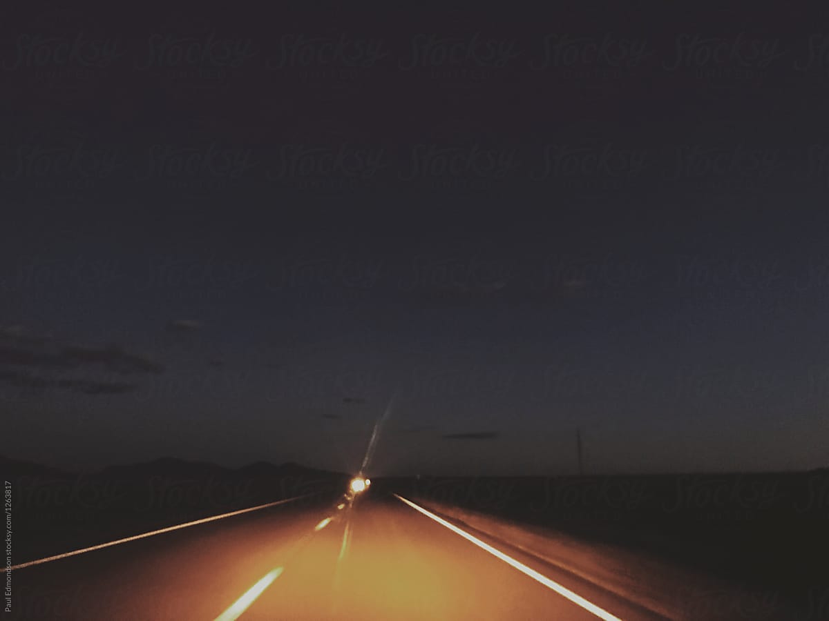 Lonely Road Night Wallpapers Wallpaper Cave