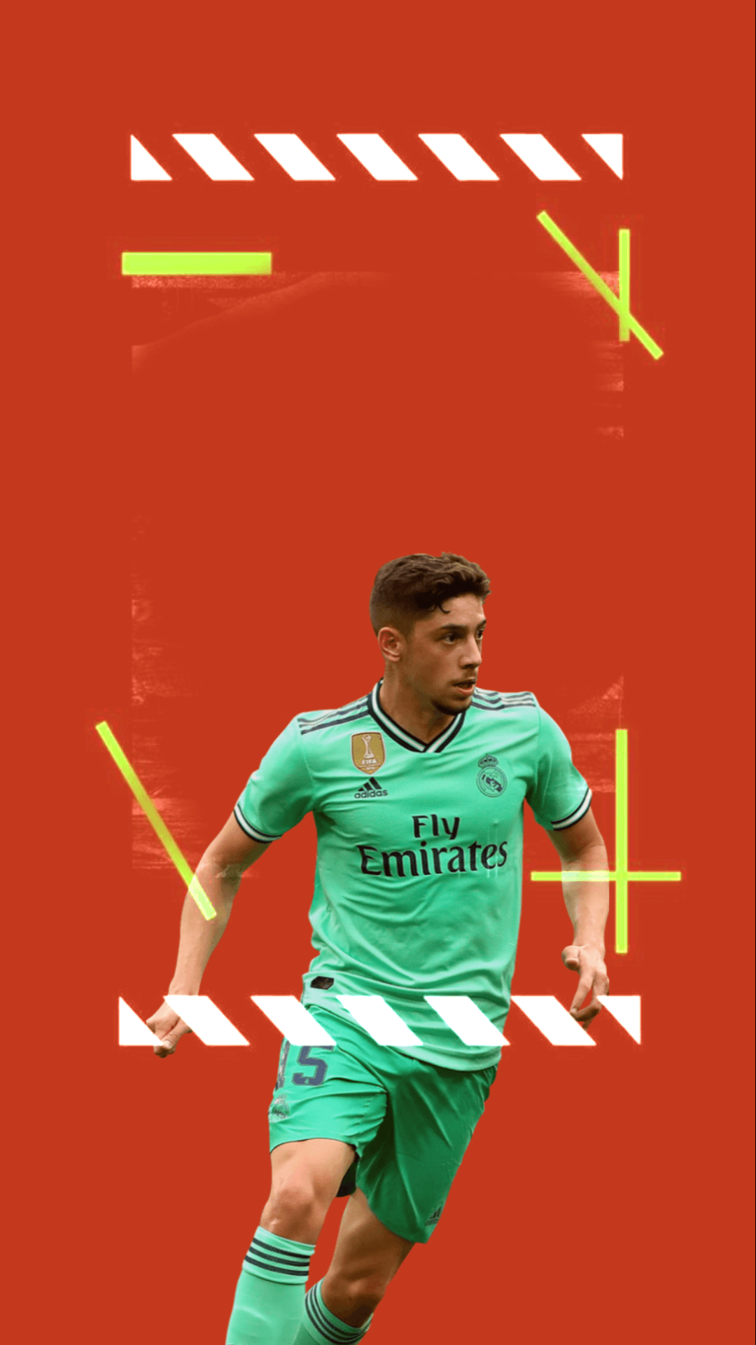 This wallpaper i made for fede before the game, and he did