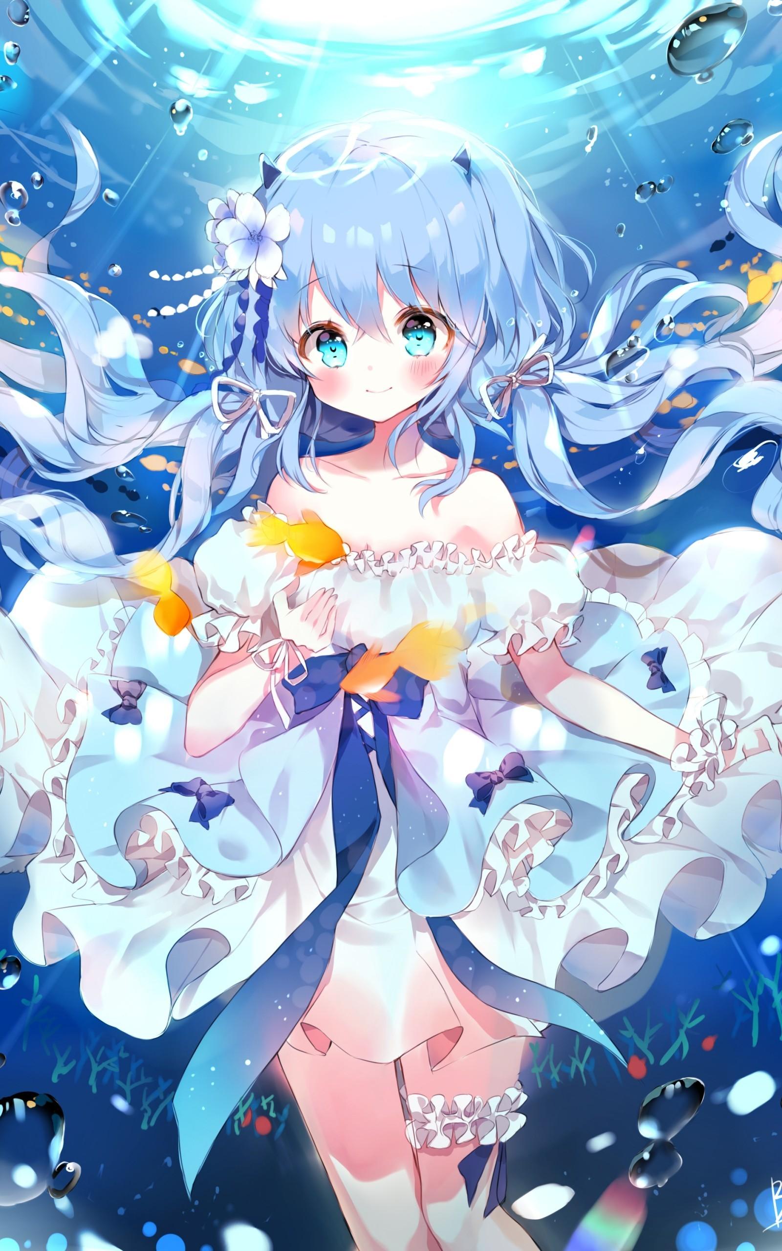 Download 1600x2560 Hatsune Miku, Cute, Smiling, Loli