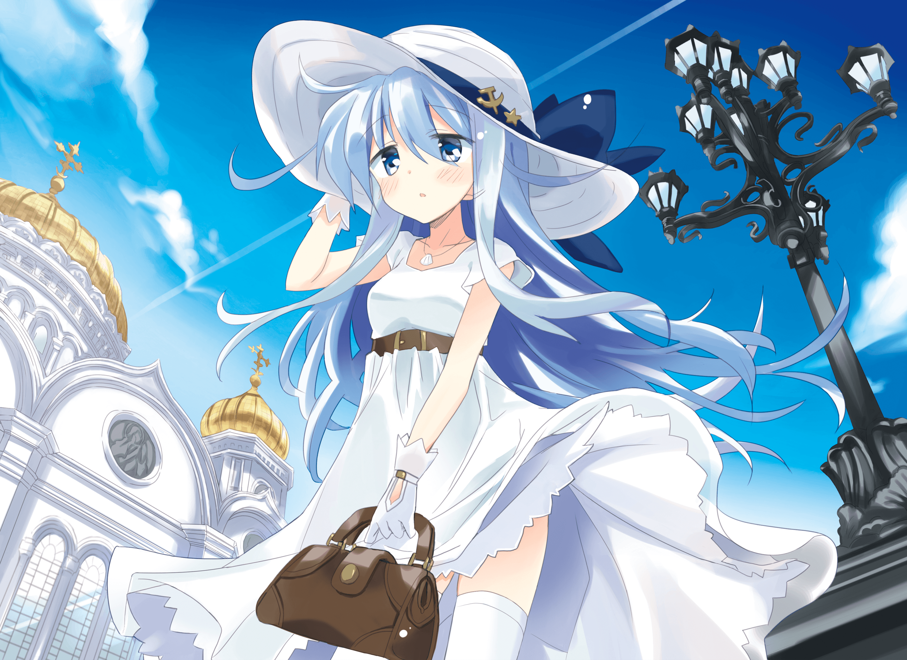 Blue hair anime loli wallpapers - wide 5