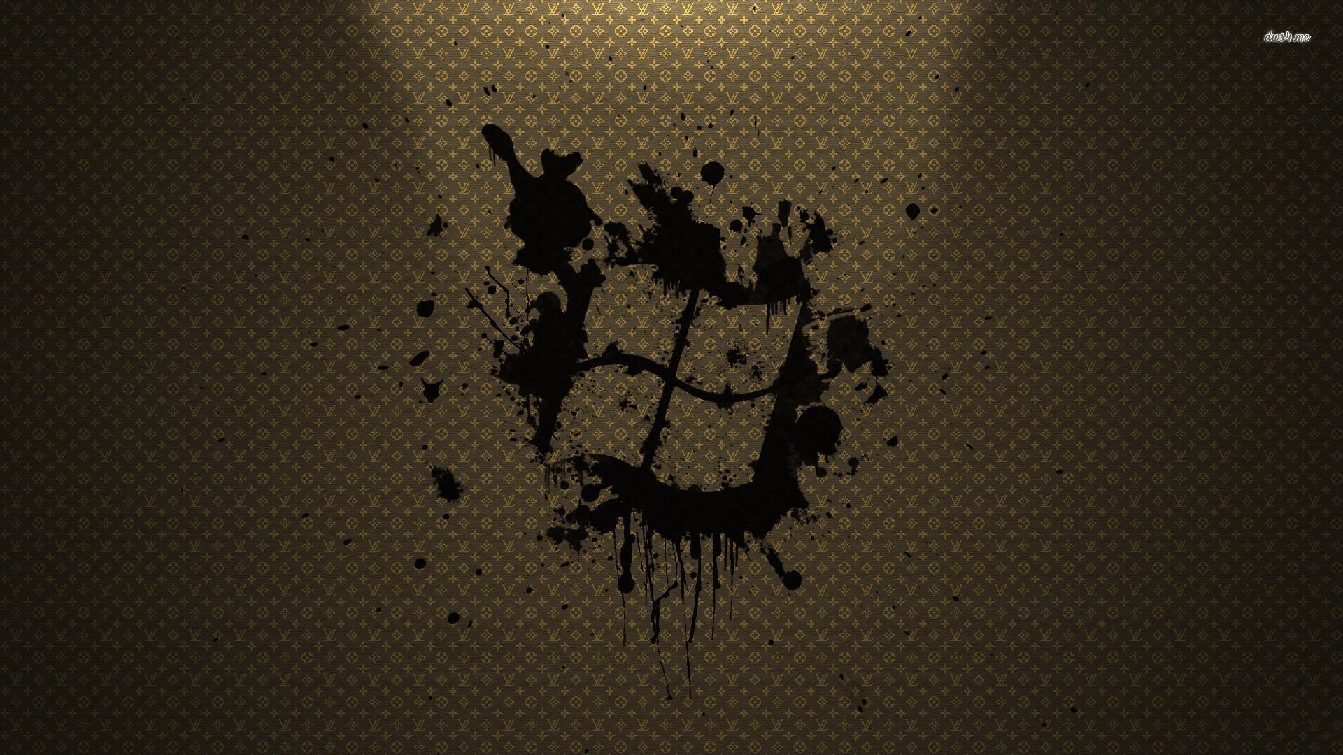 Windows logo on Louis Vuitton pattern wallpaper