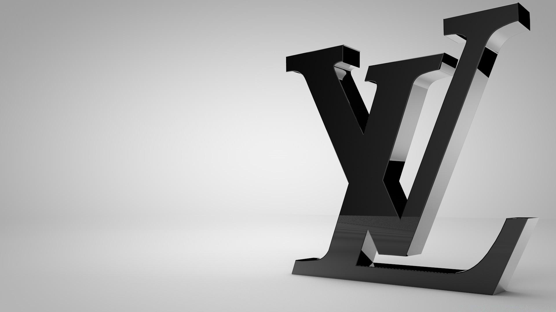 Louis Vuitton Shiny Black Logo