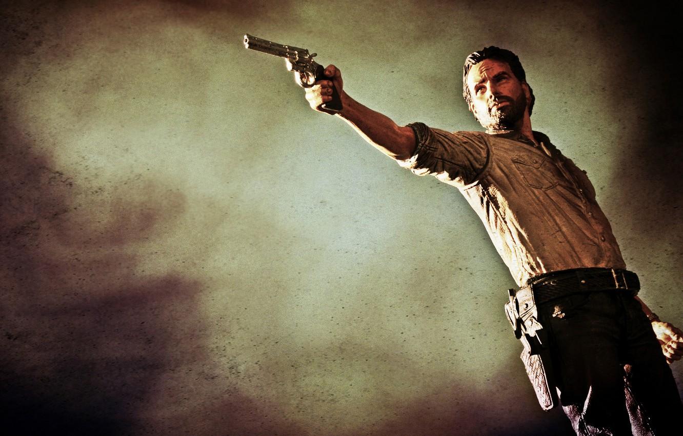 Wallpaper toy, The Walking Dead, Rick Grimes, Andrew Lincoln