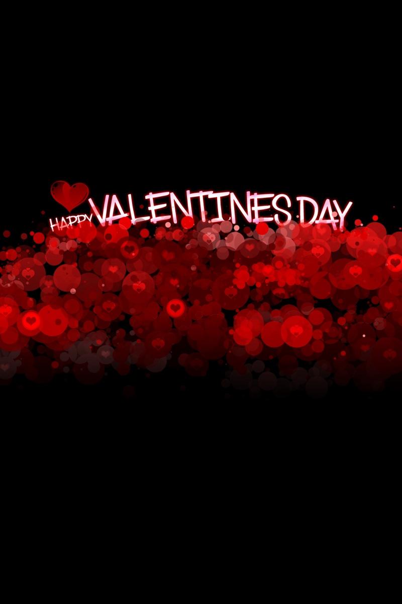 Download wallpaper 800x1200 valentines day, inscription, hearts