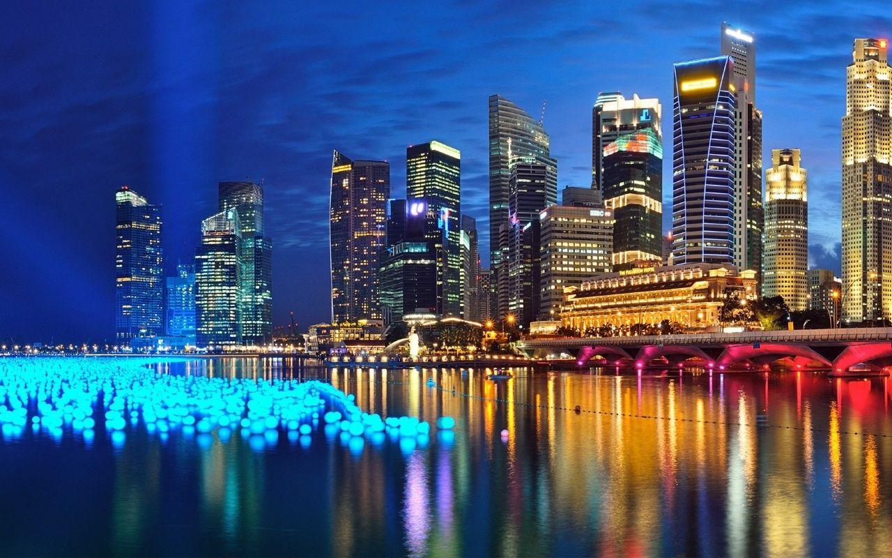 Singapore Bright City, Singapore 2019 Wallpaper, Singapore
