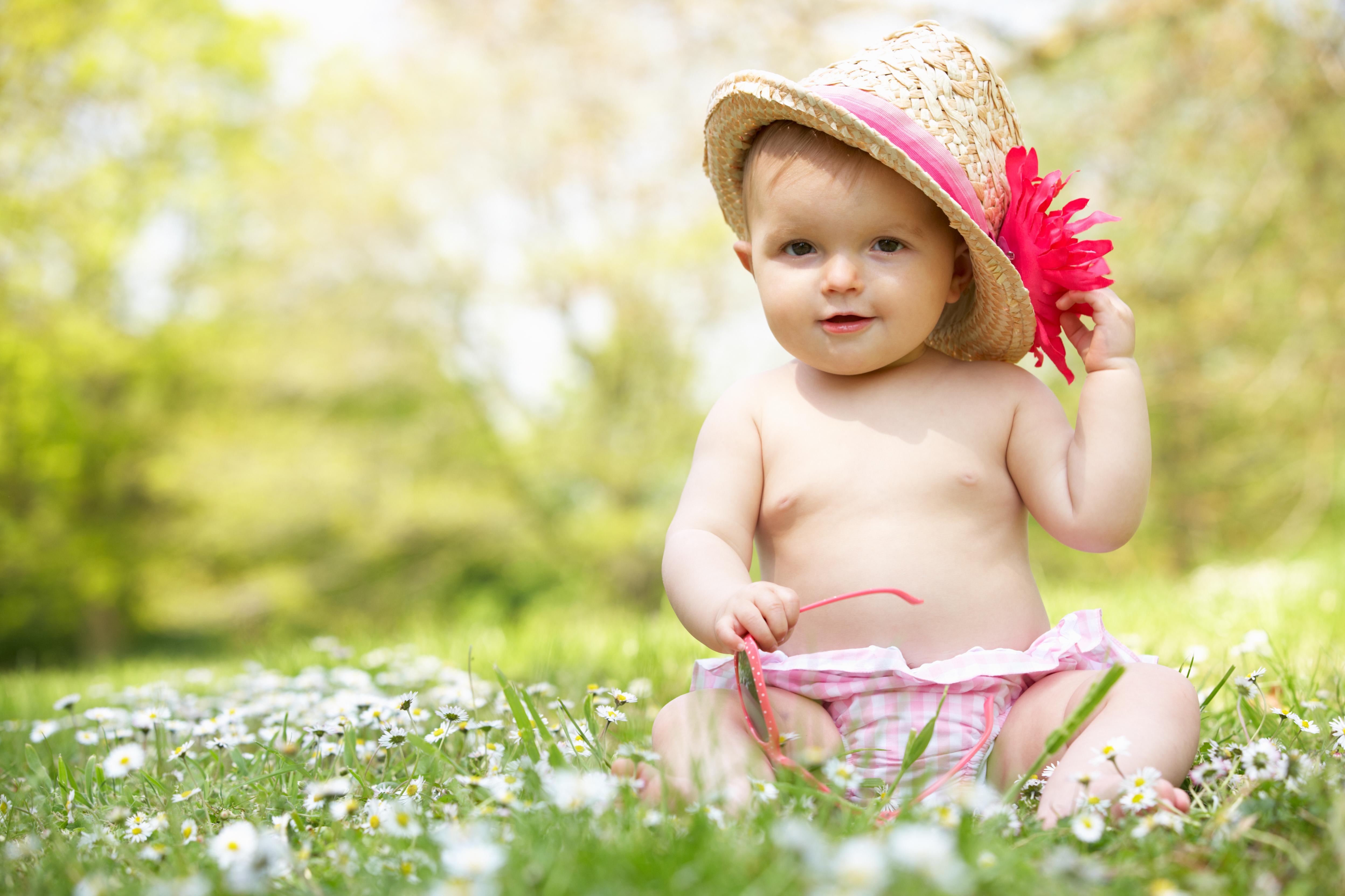 Cute Baby Girl 4k Ultra HD Wallpaper. Background Image