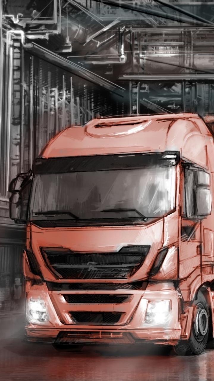 Euro Truck Simulator 2 Mobile Wallpaper Truck
