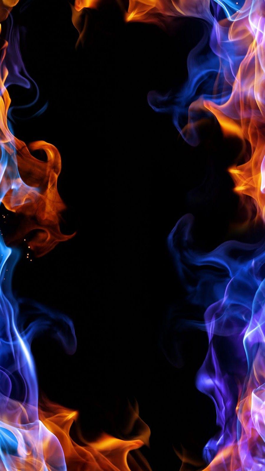 Fire iPhone Background Border. Smoke wallpaper, iPhone