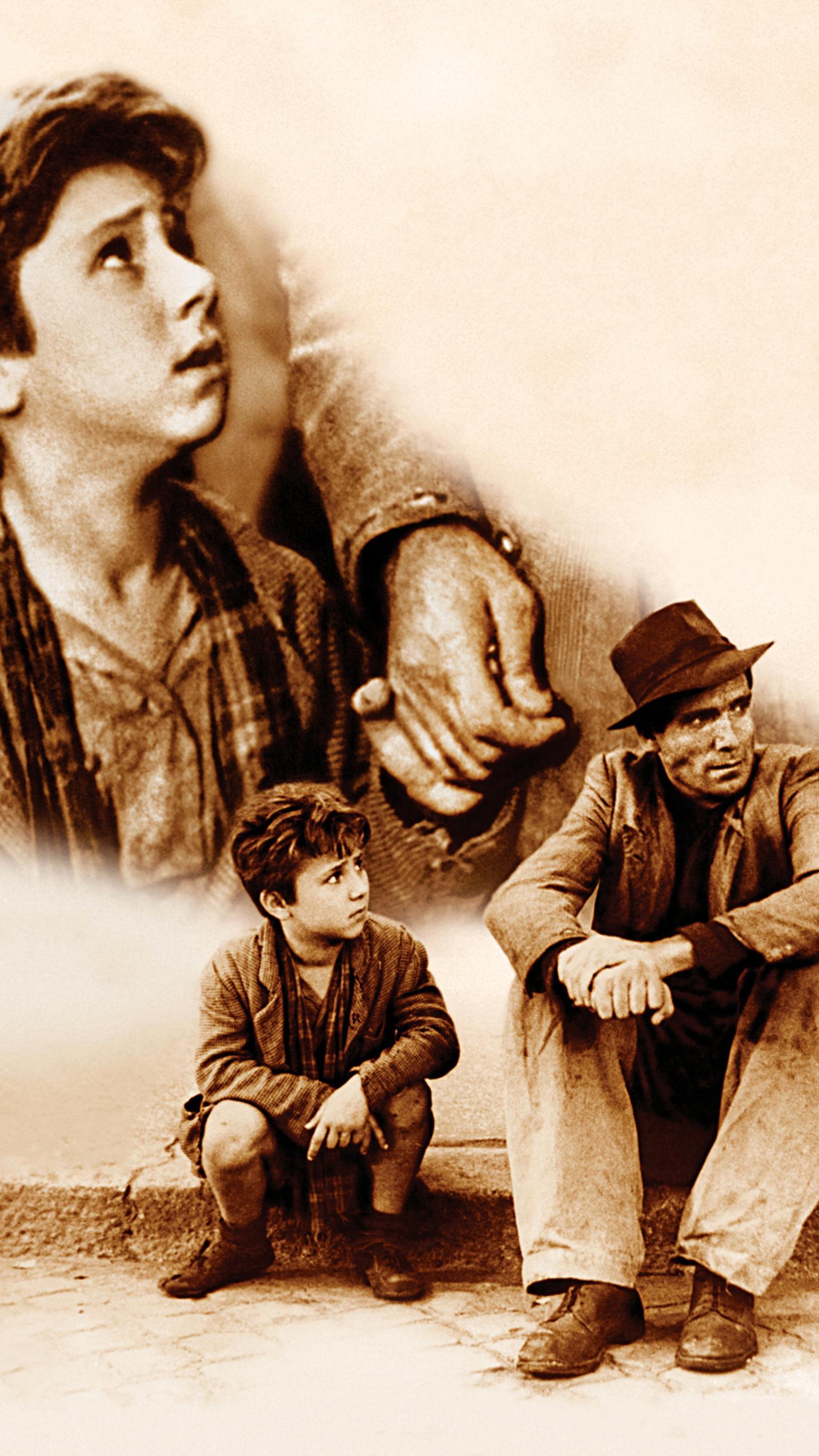 Bicycle Thieves (1948) Phone Wallpaper