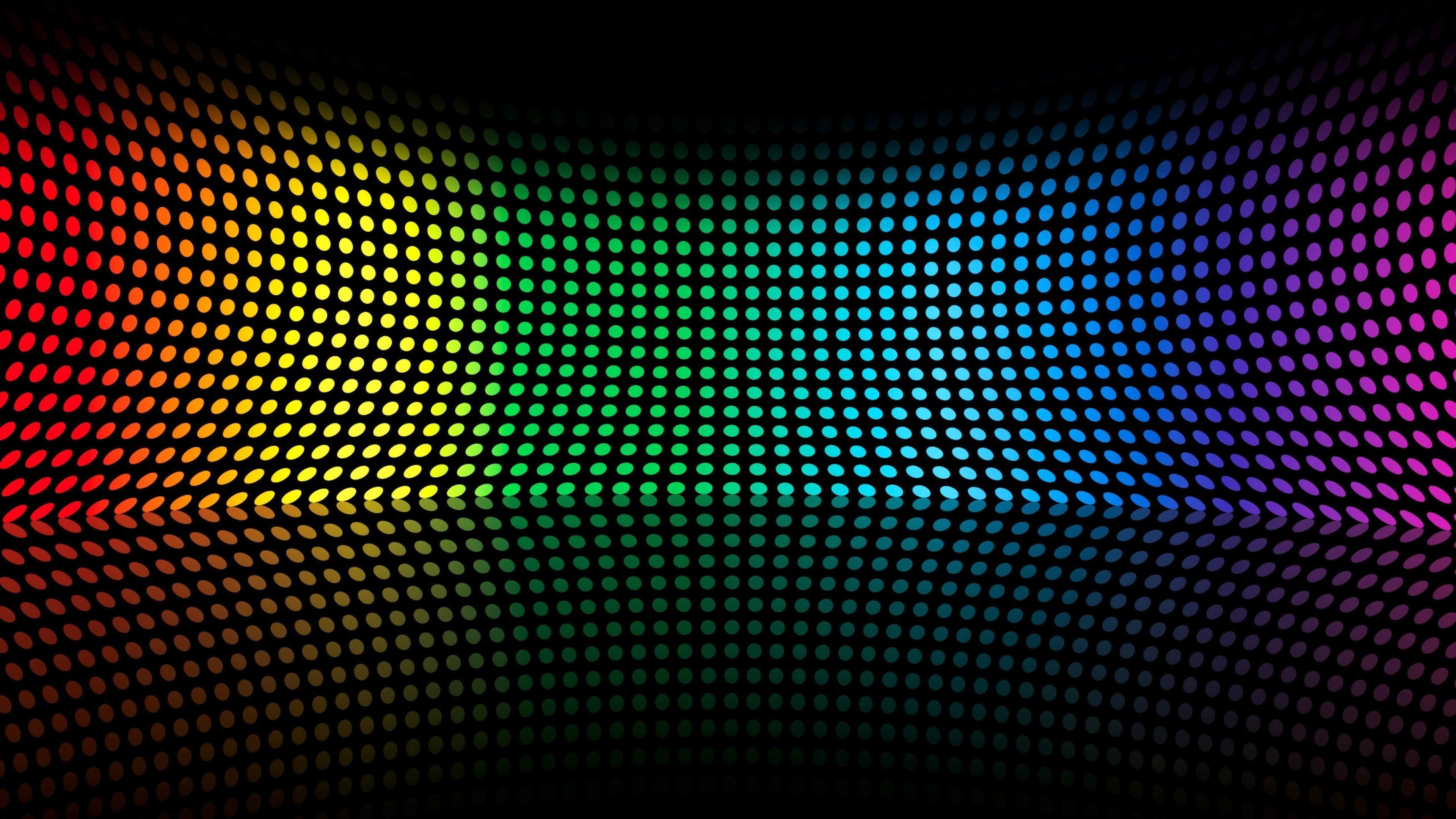 Free download Wallpaper 3840x2160 colorful shape point