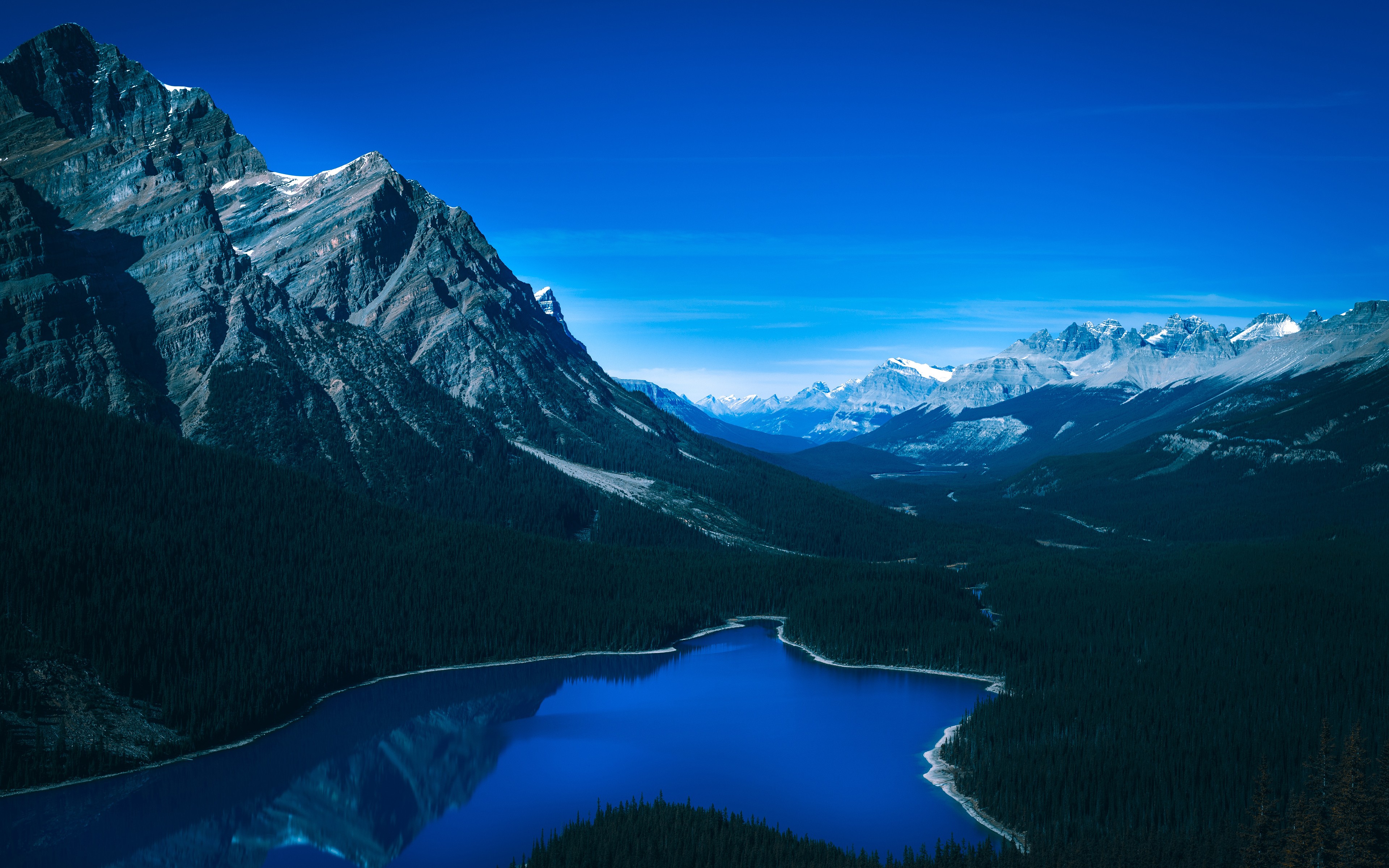 Banff National Park Landscape Background 3840x2400