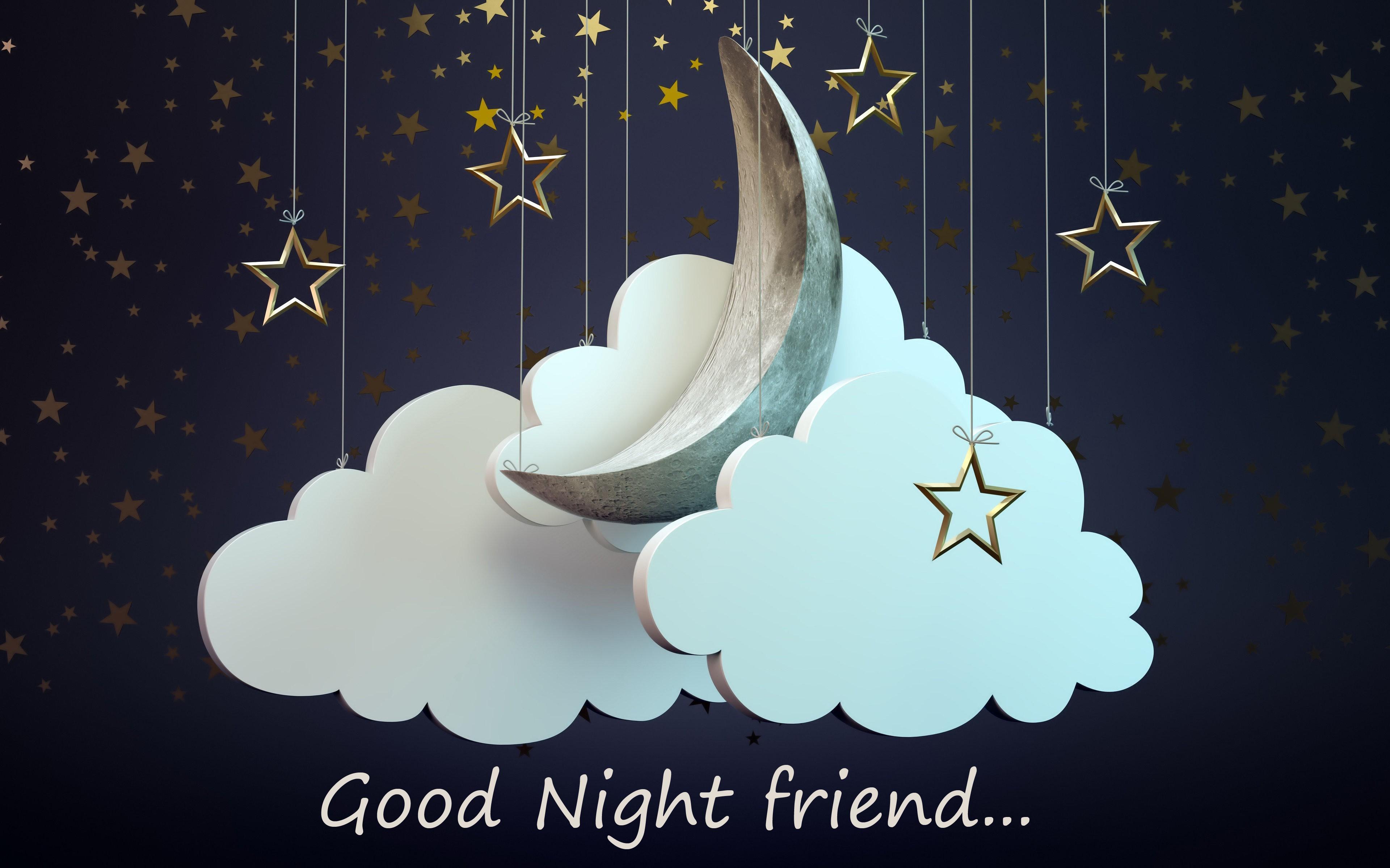 Good Night Wallpaper Download Night Wishes Wallpaper