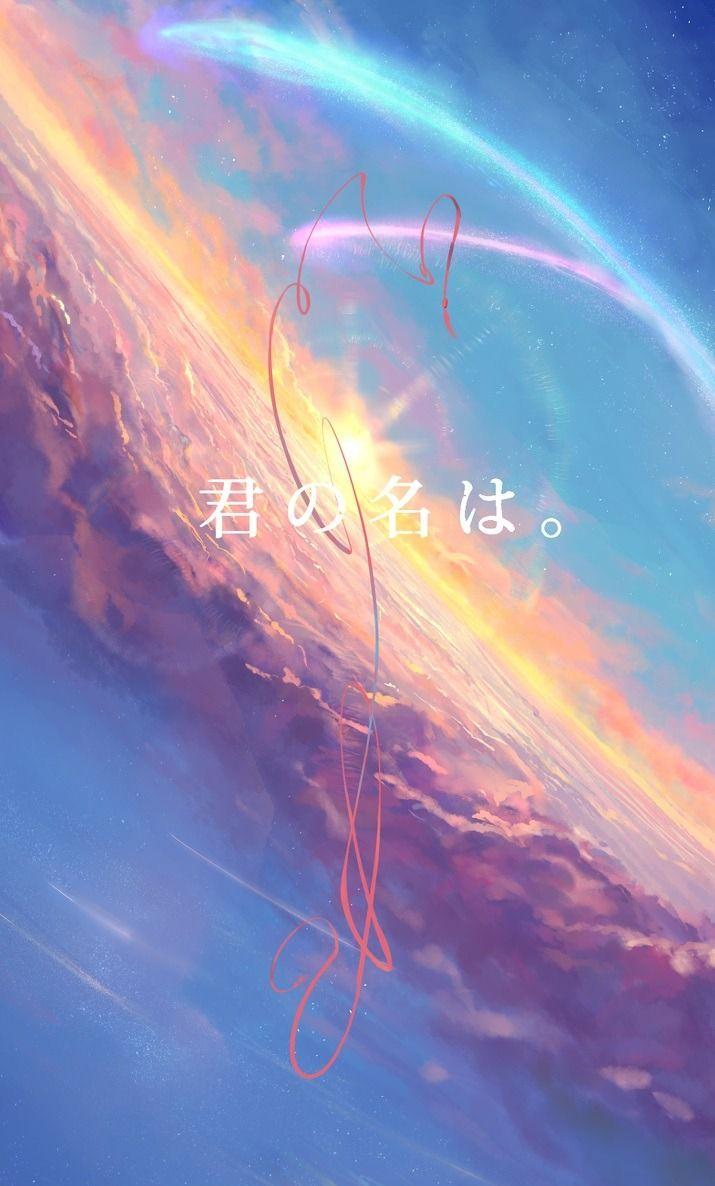 Anime Wallpaper  Kimi no na wa, Fondos para iphone, Paisaje en papel  pintado
