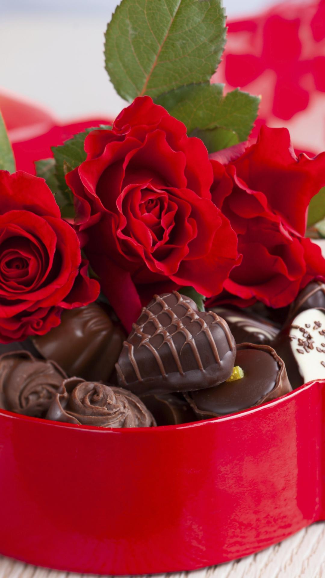 Chocolate Flower Wallpaper Flowers Healthy Valentine Day Gift Wallpaper & Background Download