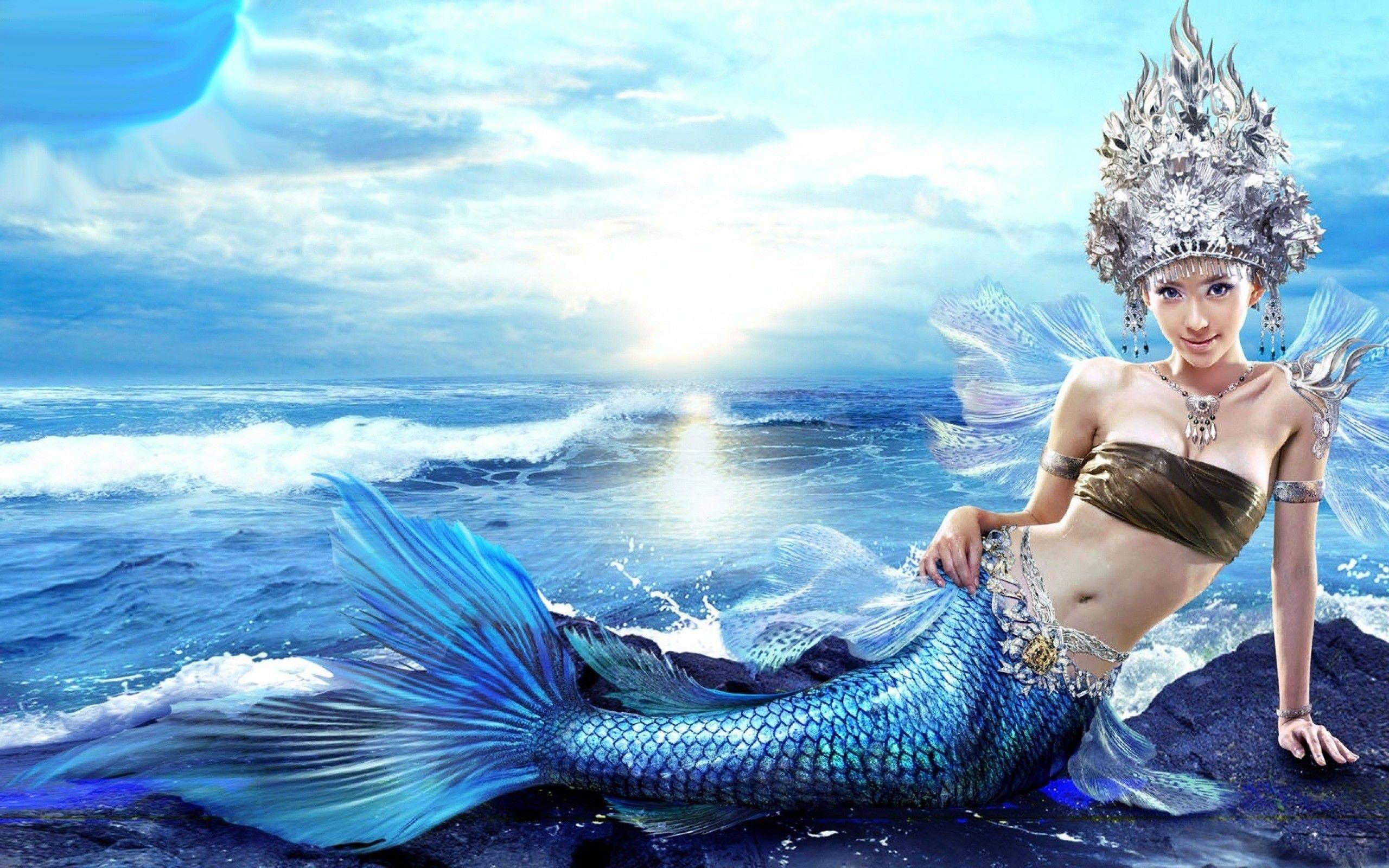 Beautiful Mermaid Wallpaper Free Beautiful Mermaid