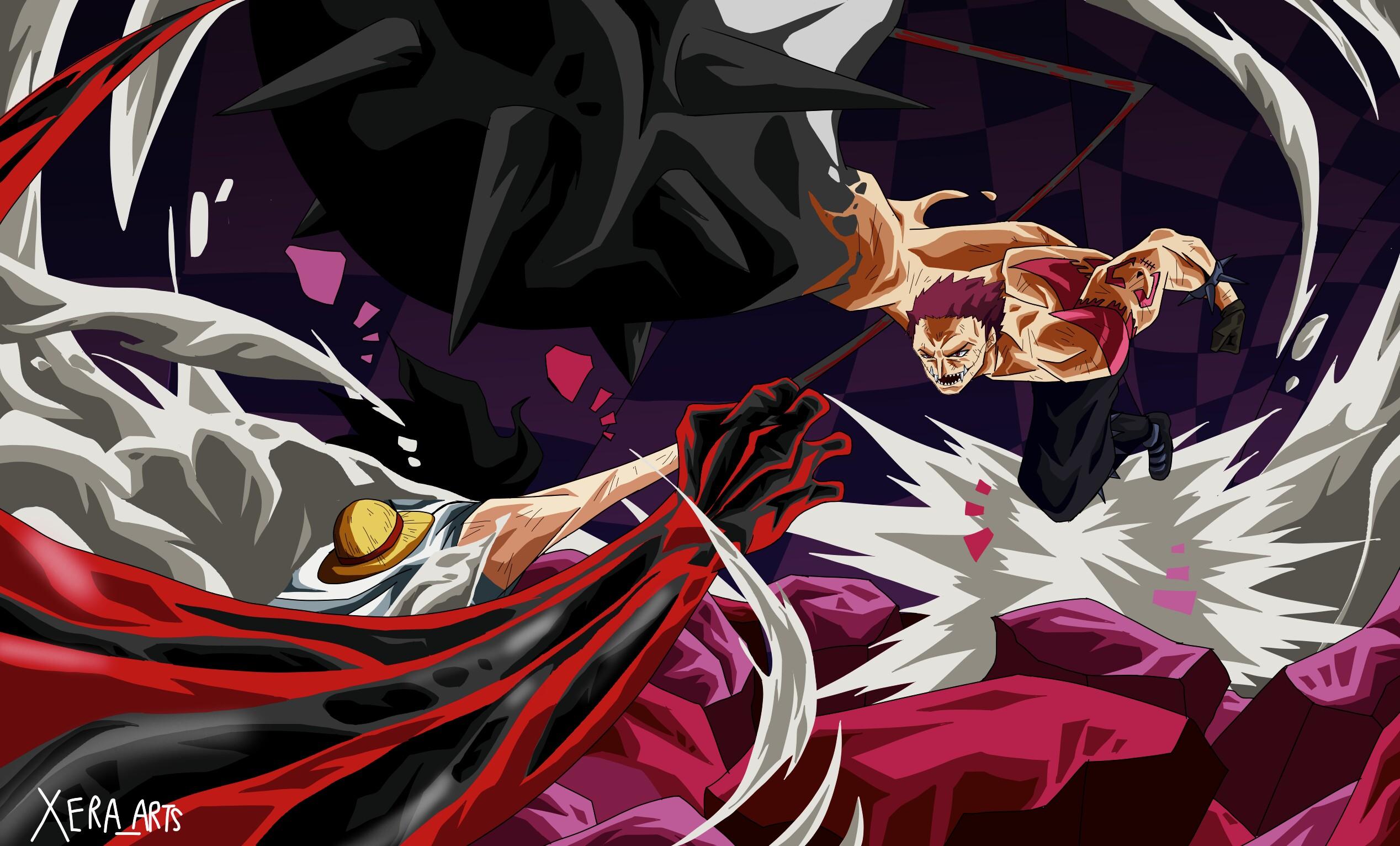 Luffy vs Katakuri HD Wallpaper. Background Image