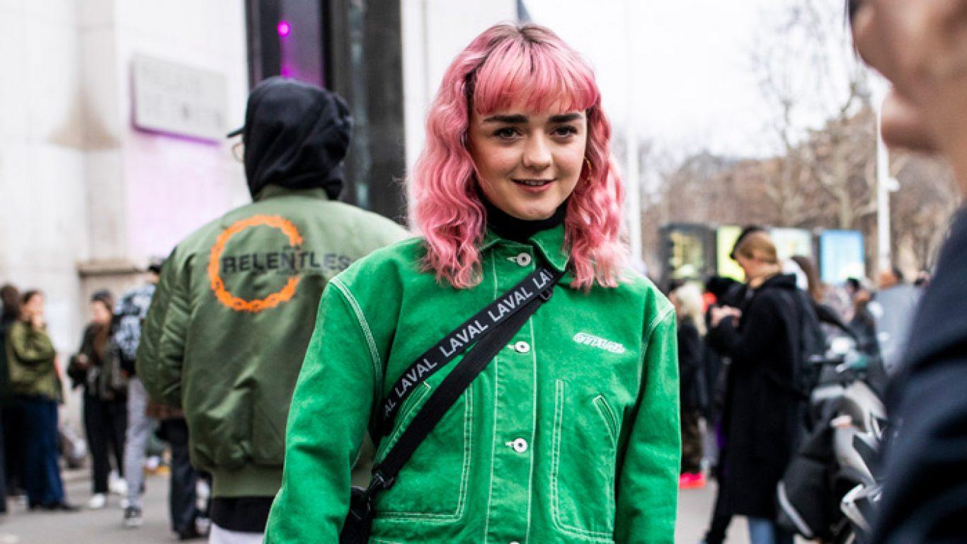 Maisie Williams has a cool alternative to classic denim jackets