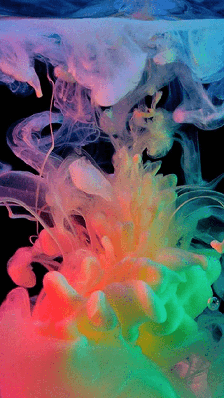 colorful smoke wallpaper note 10 oppo f13 reno mi9