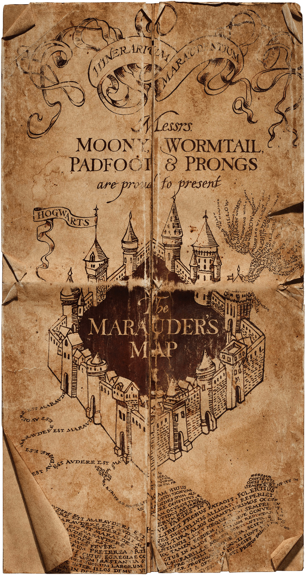 Marauder's Map. Harry potter poster, Harry potter