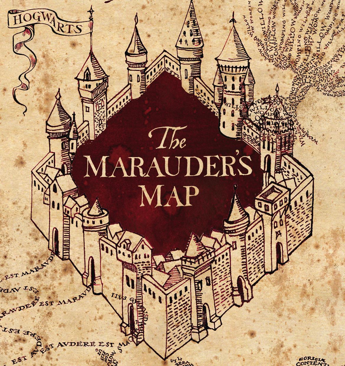 Harry Potter Marauders Map Wallpaper Map From