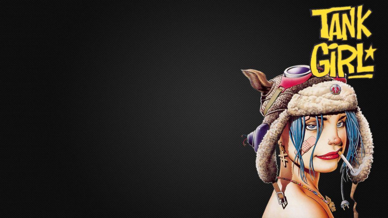 Tank Girl Cigarette Smoking wallpaperx1080