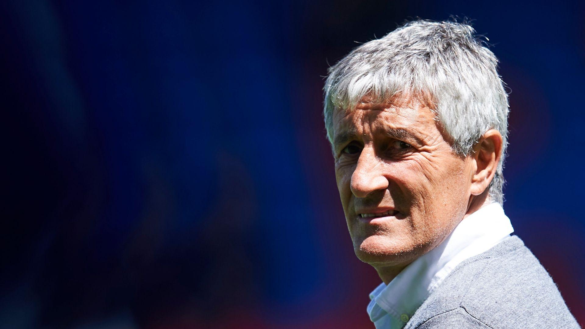 Who is Barcelona's reported new manager, Quique Setien