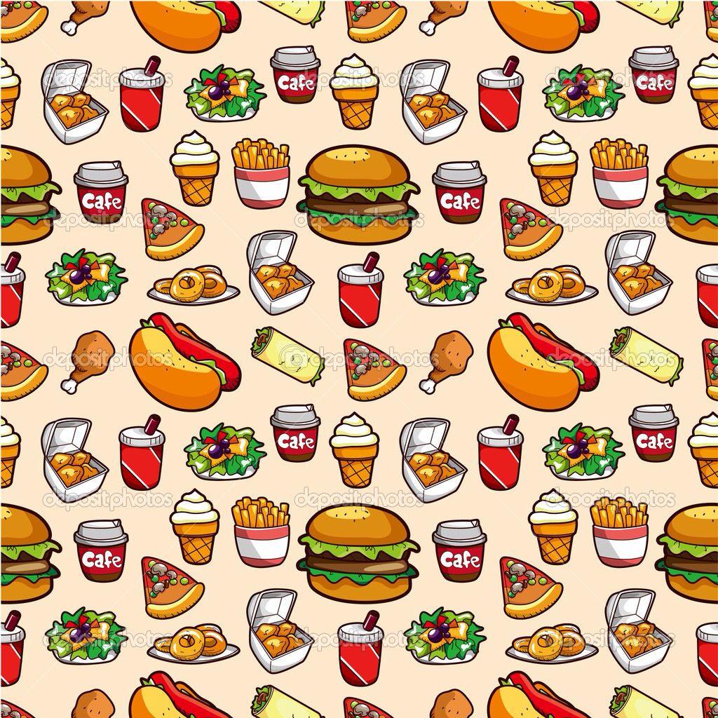 iPhone wallpaper. Food patterns