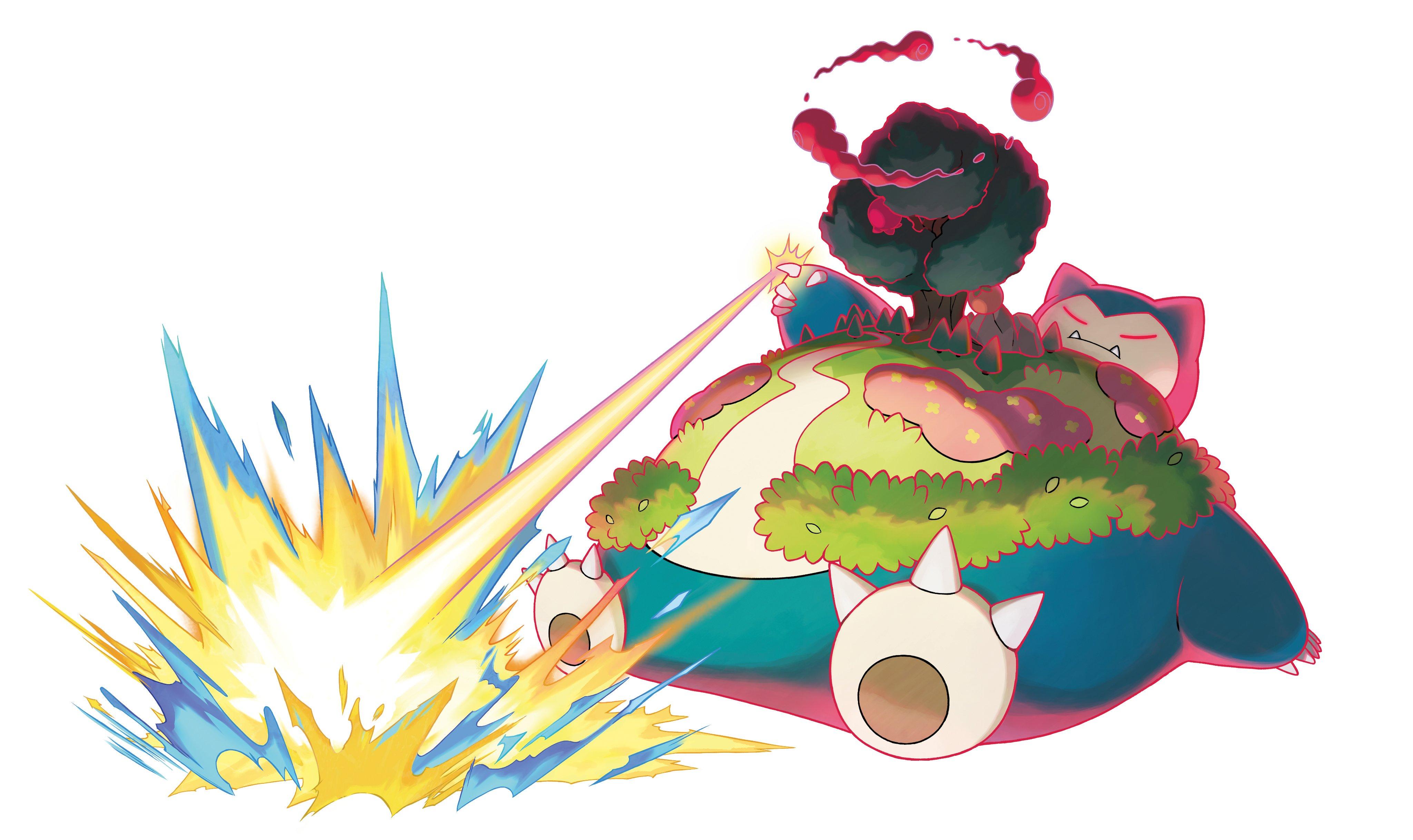 Gigantamax Snorlax Official Artwork 2. Pokémon Sword