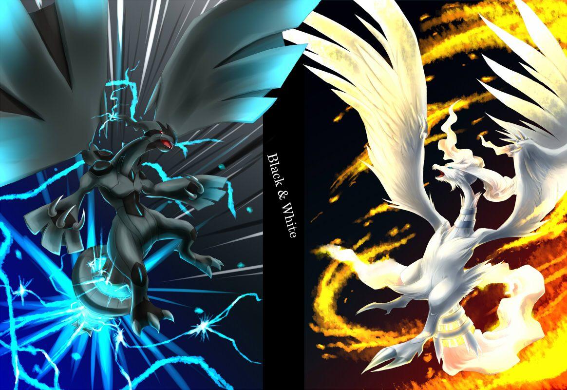 Download Night Zekrom And Day Reshiram Wallpaper