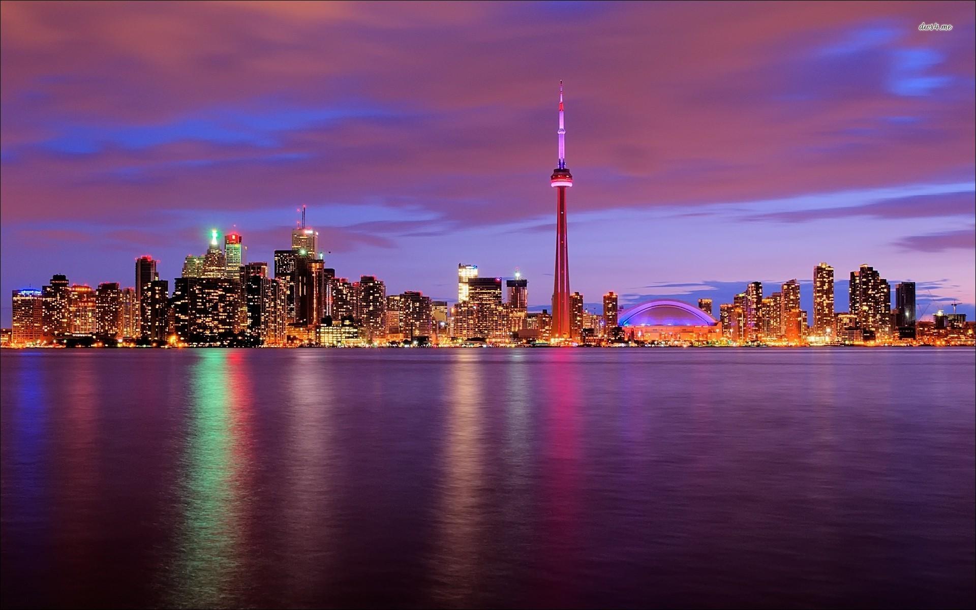 Toronto skyline wallpaper wallpaper