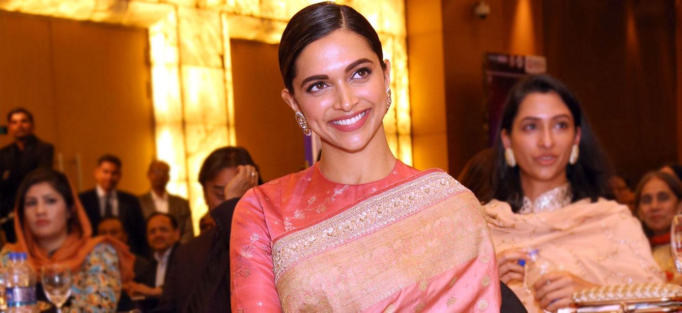 Deepika Padukone Different Saree Style And Hairstyle