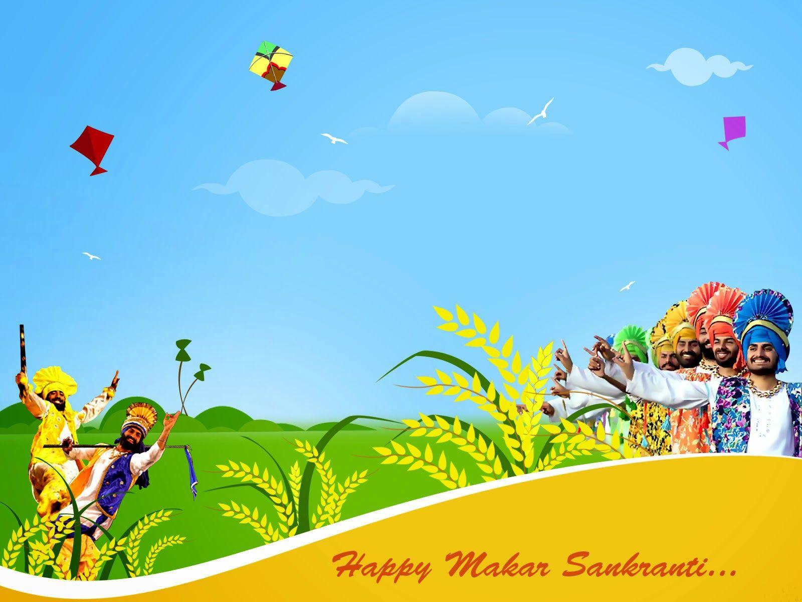 Makar Sankranti Wishes Picture Wallpaper. Happy lohri